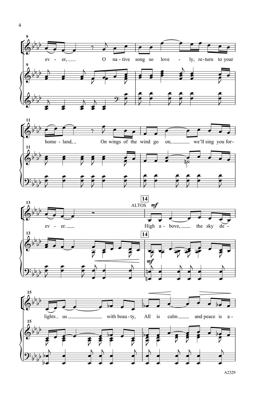 Three Opera Choruses - sample page 2