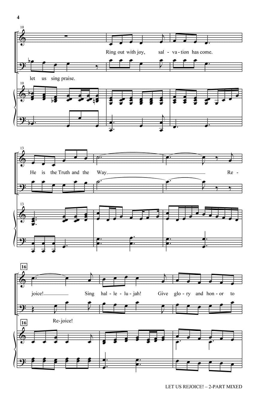 Let Us Rejoice! - sample page 2
