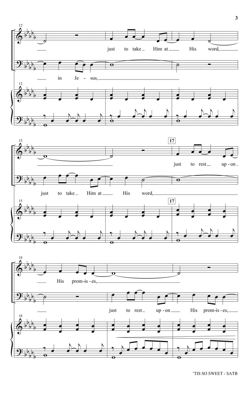 'Tis So Sweet - sample page 2