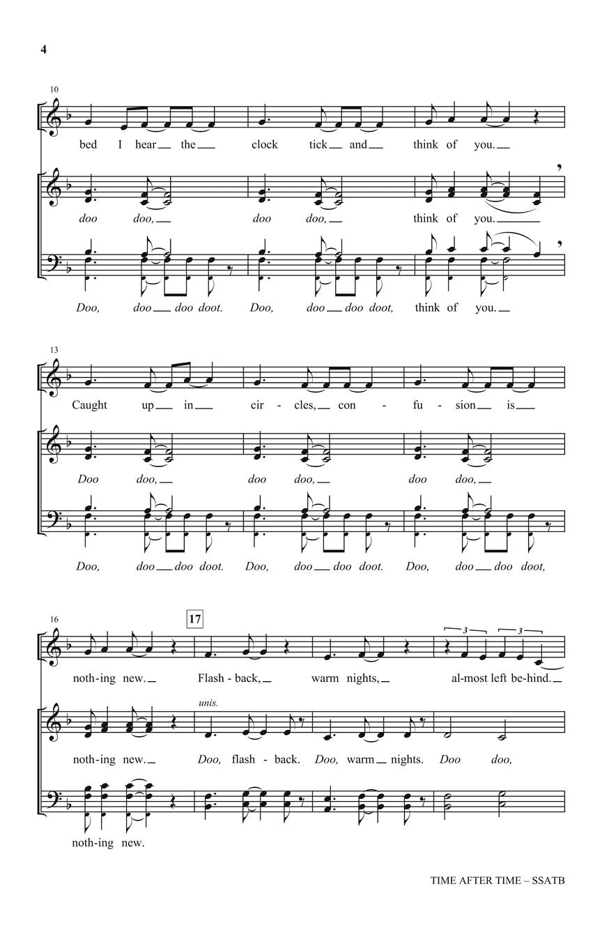 Time After Time - sample page 2