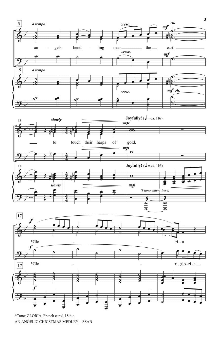 An Angelic Christmas Medley - sample page 2