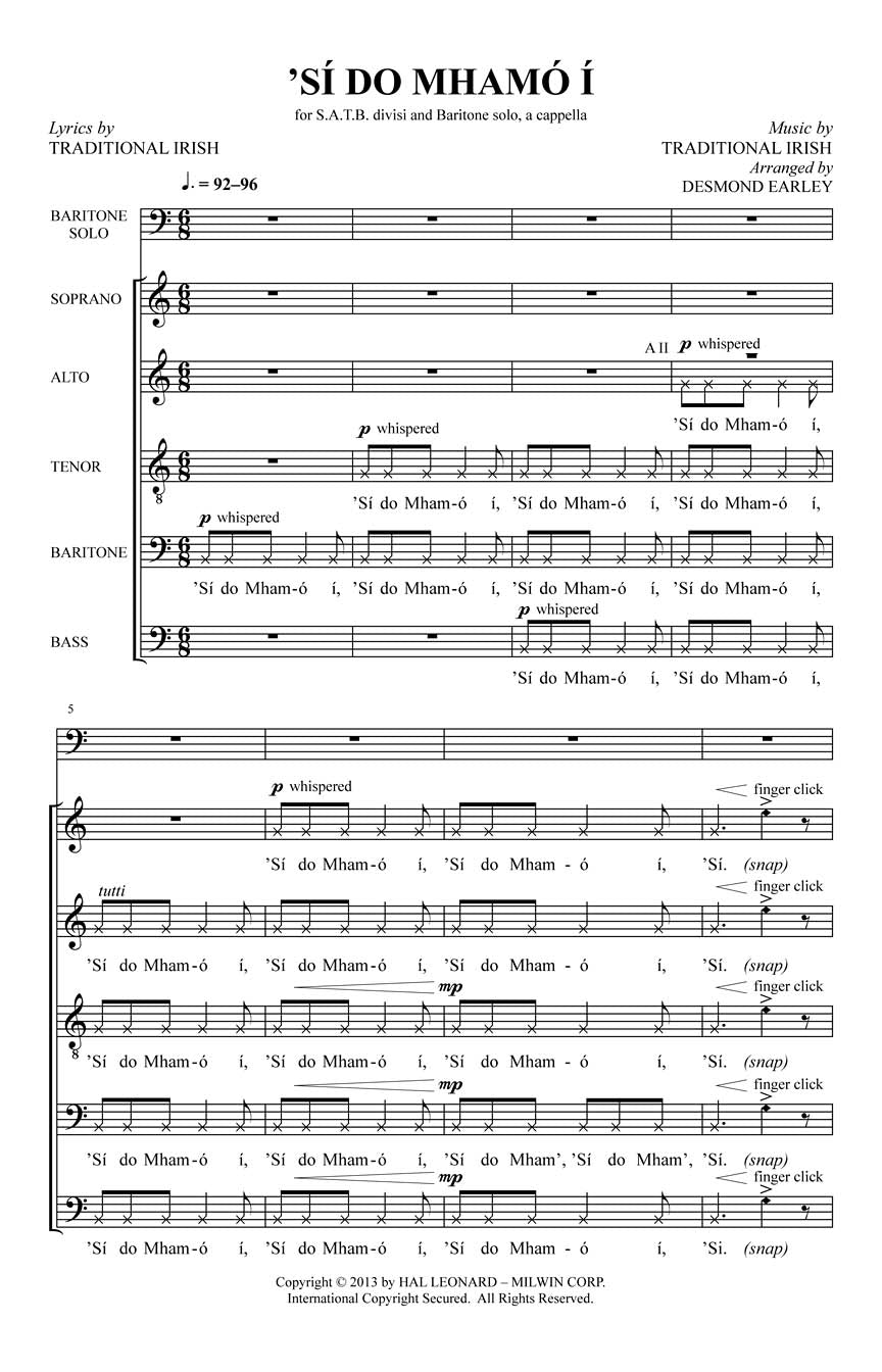 'Sí Do Mhamo I - sample page 1