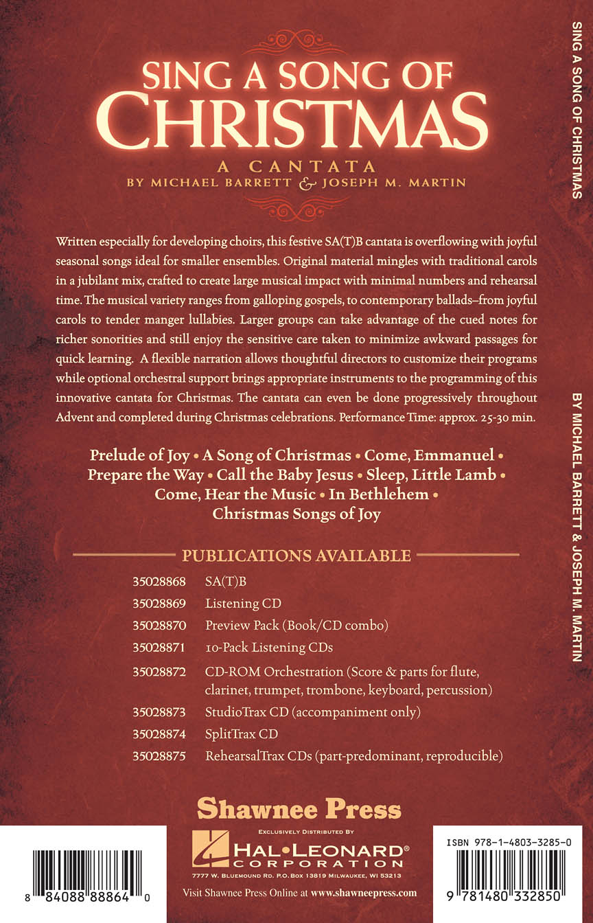 Sing a Song of Christmas - sample page 2