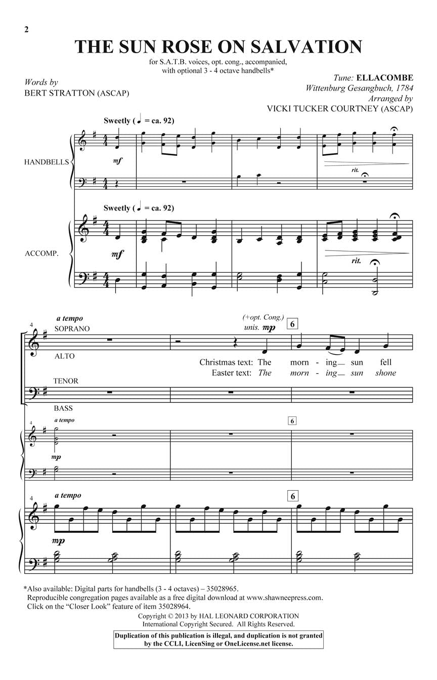 The Sun Rose on Salvation - sample page 1