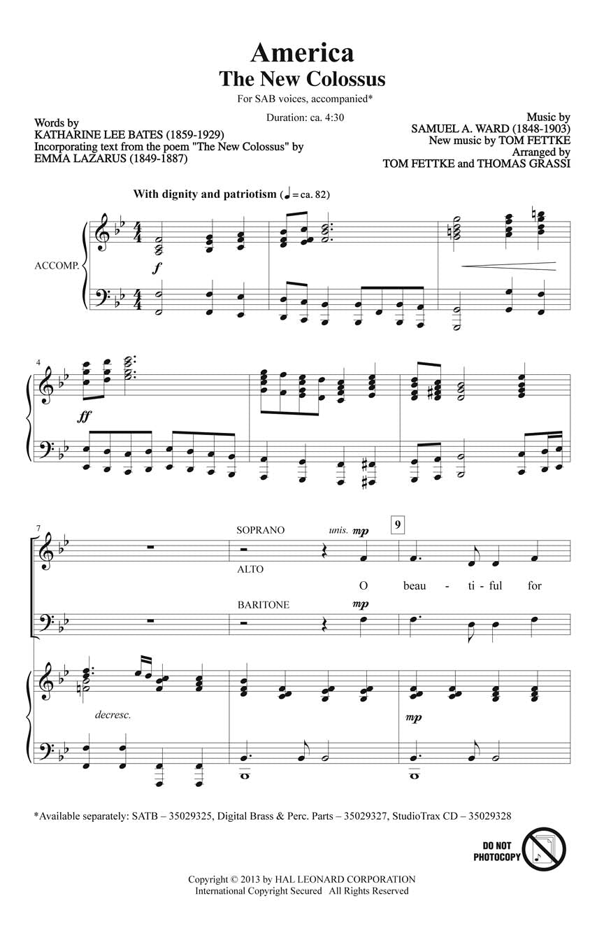 America - sample page 1