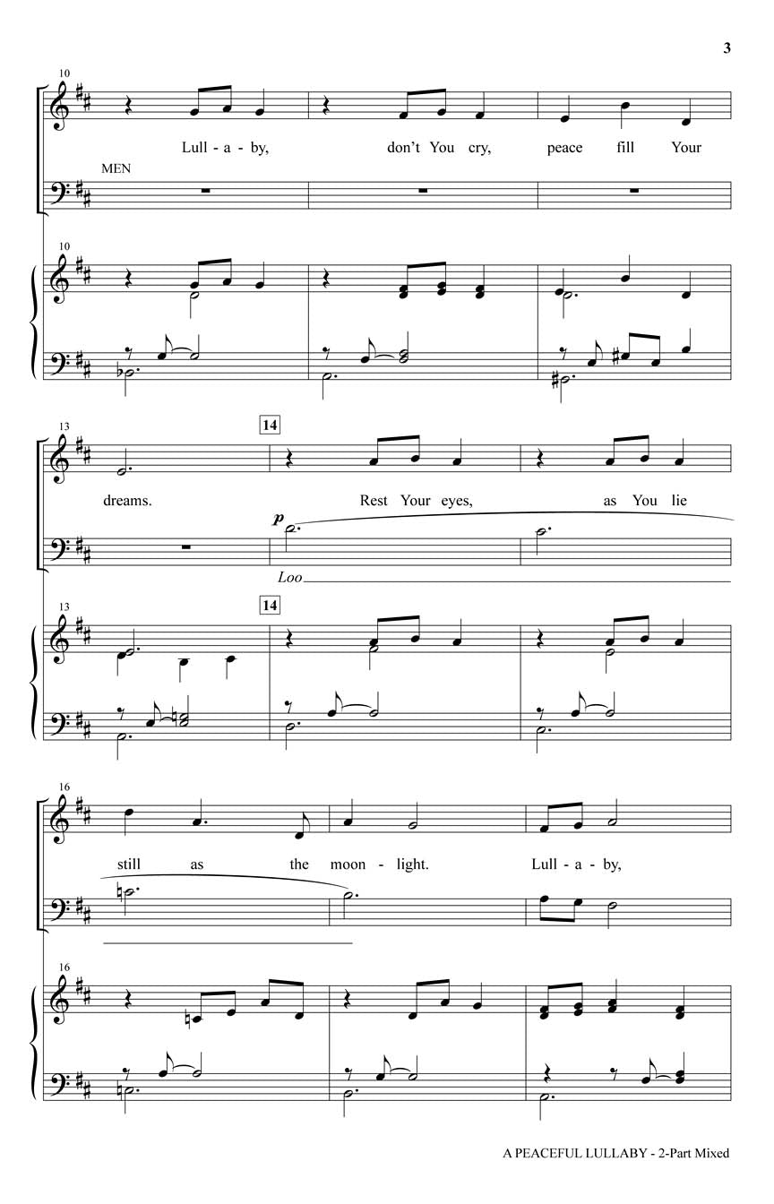 A Peaceful Lullaby - sample page 2