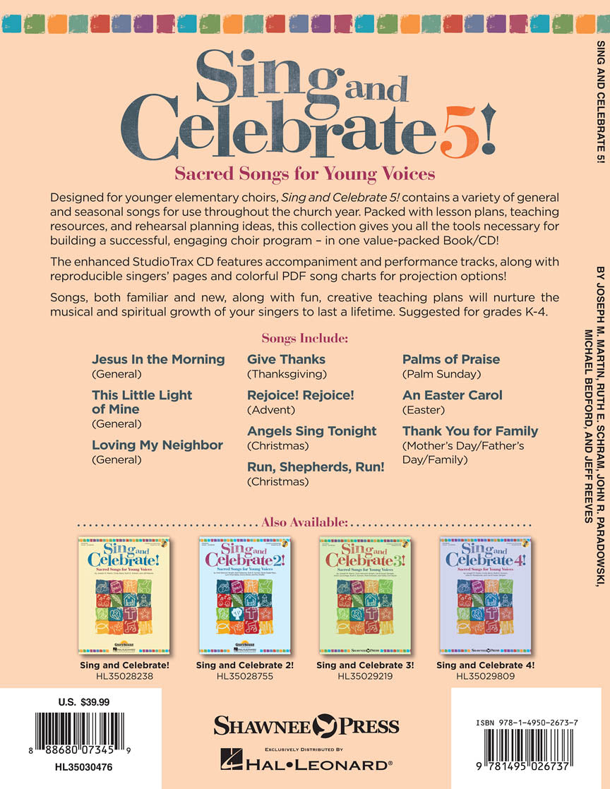 Sing and Celebrate 5! Sacred Songs for Young Voices - sample page 2