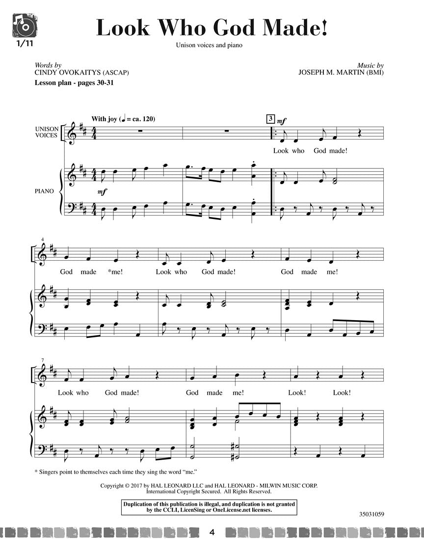 Sing and Celebrate 6! Sacred Songs for Young Voices - sample page 3