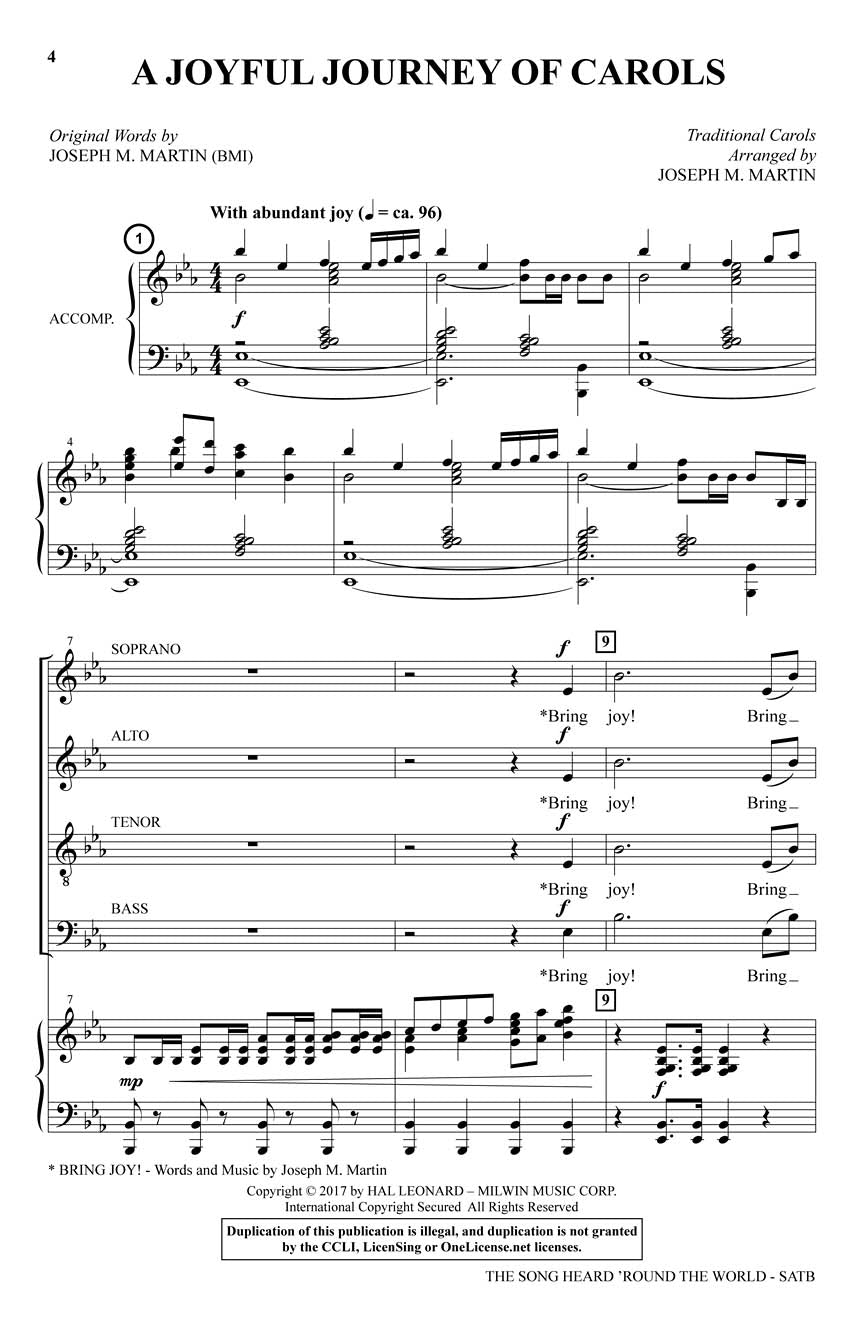 The Song Heard 'Round the World - sample page 1