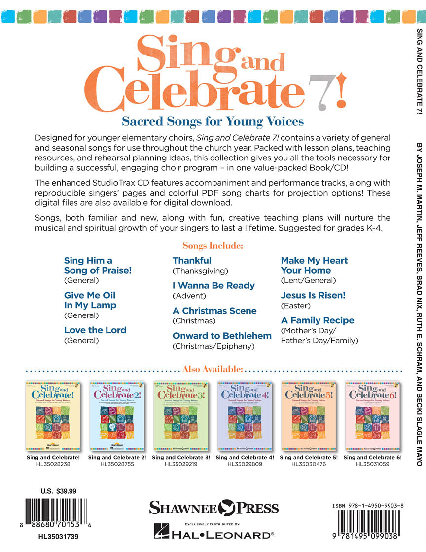Sing and Celebrate 7! Sacred Songs for Young Voices - sample page 2