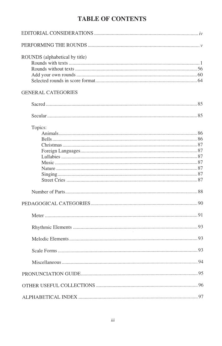 150 Rounds for Singing and Teaching - sample page 2
