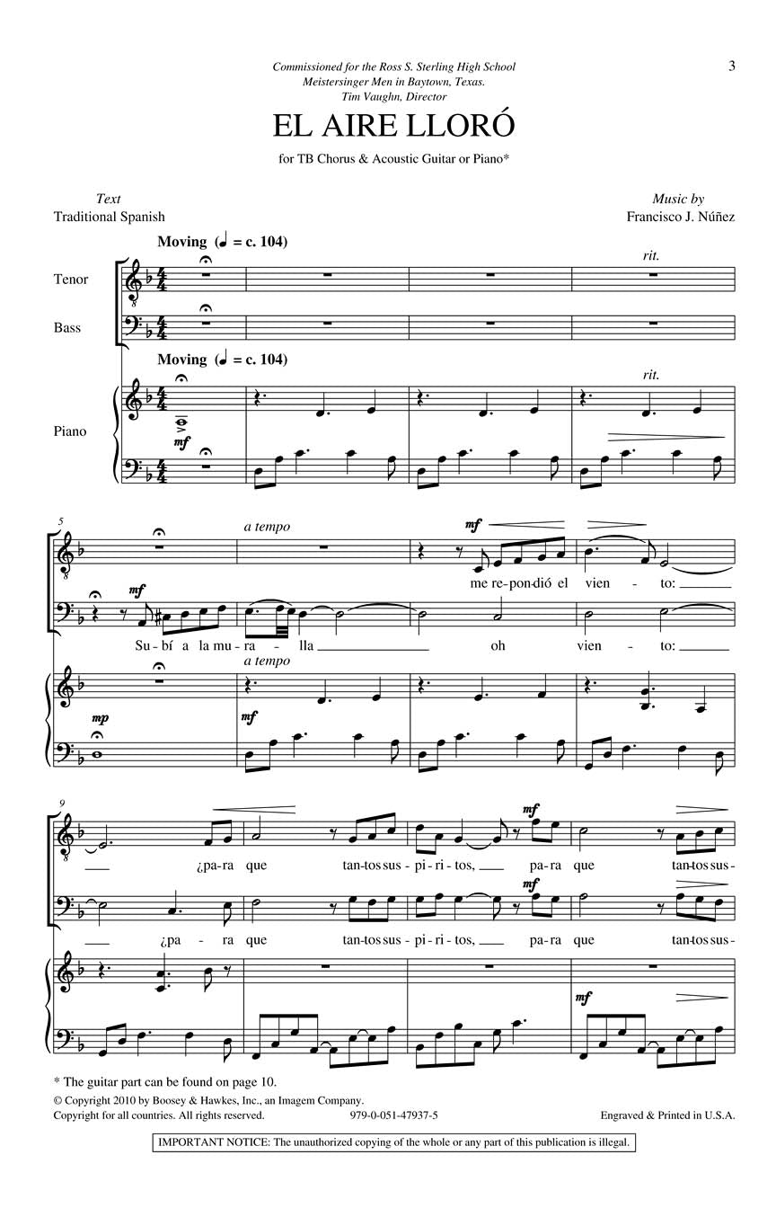 El Aire Lloro - sample page 1