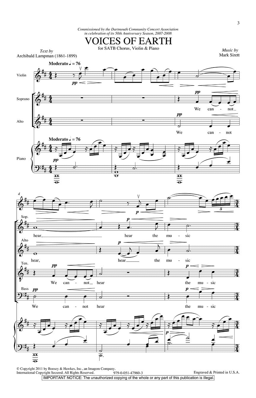 Voices of Earth - sample page 1