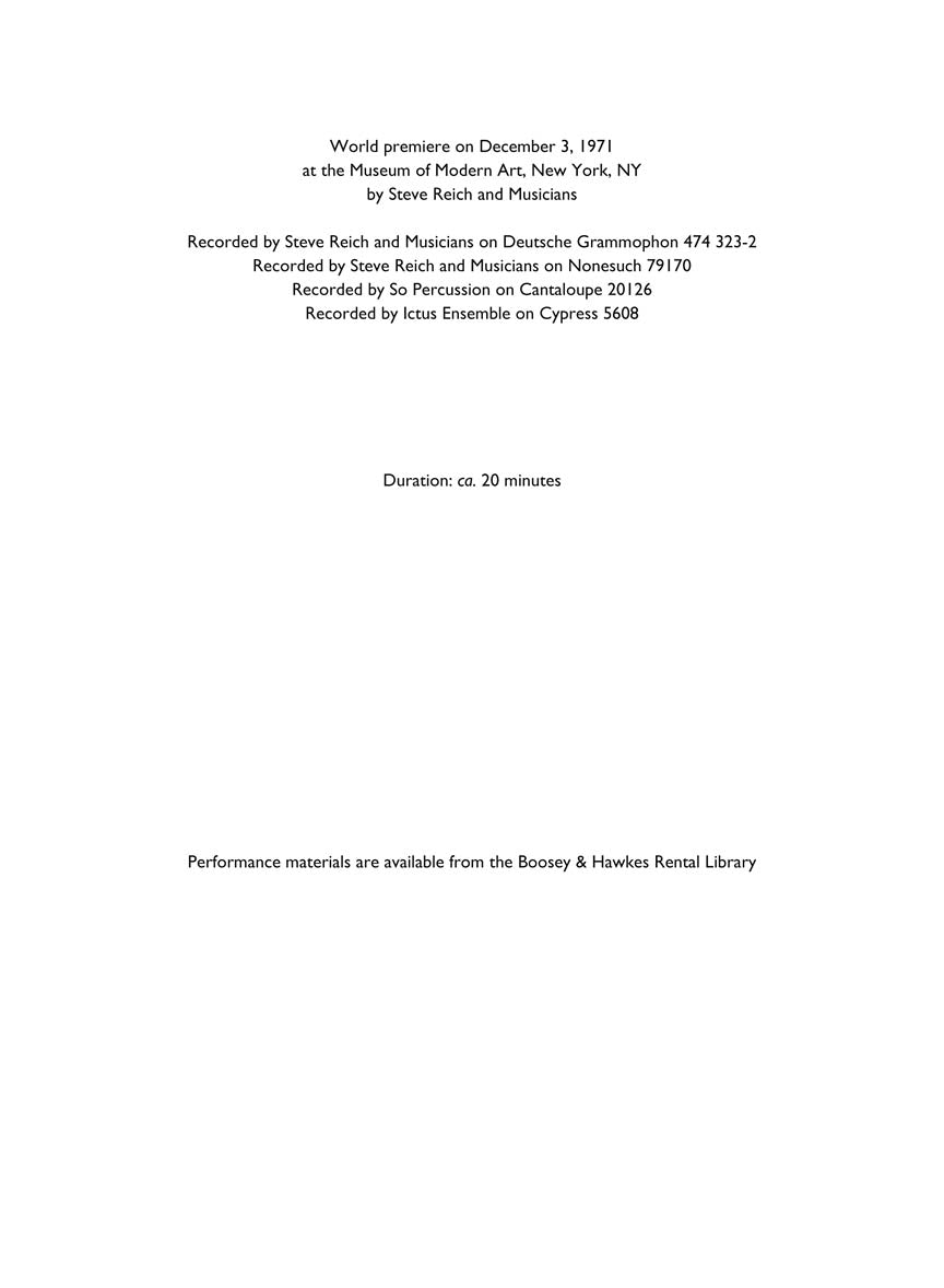 Steve Reich – Drumming Part One - sample page 6