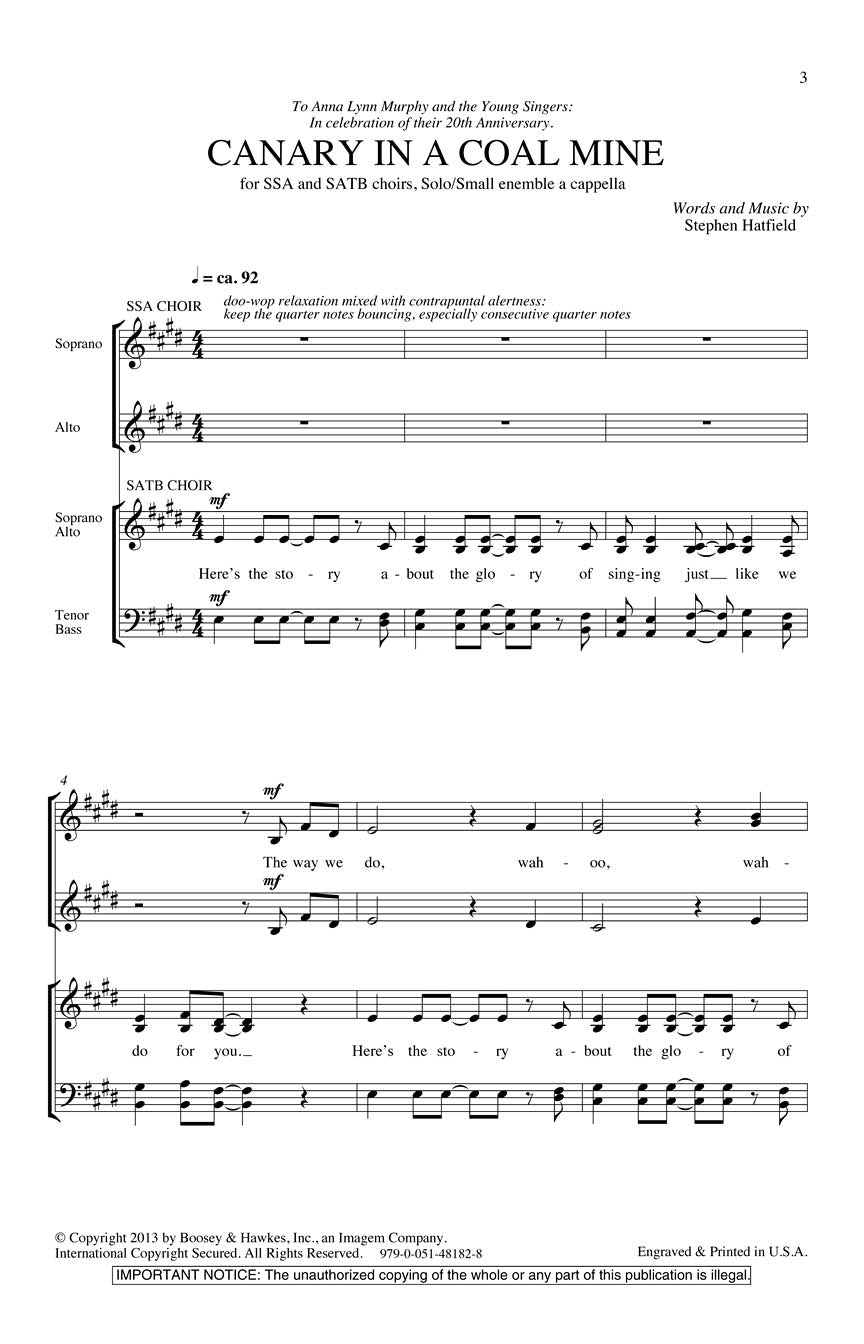 Canary In A Coal Mine - sample page 1