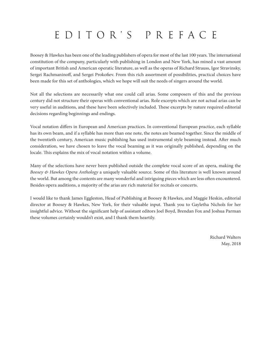 Boosey & Hawkes Opera Anthology – Mezzo-Soprano - sample page 2