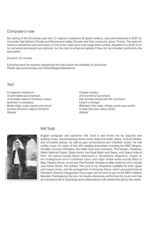O Magnum Mysterium - sample page 3
