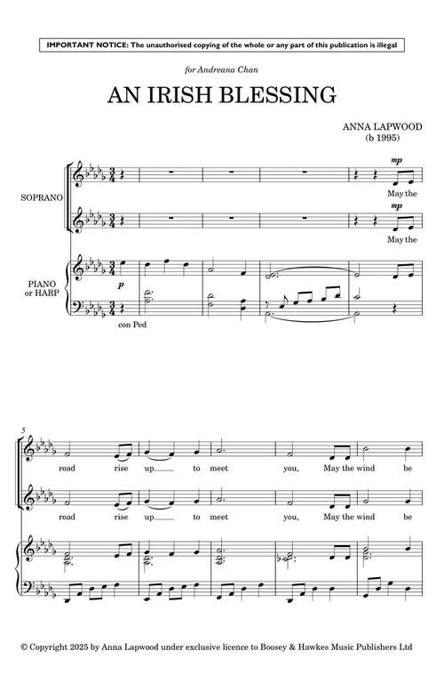 An Irish Blessing - sample page 3