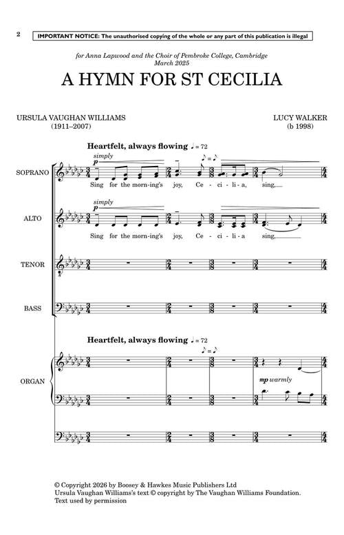 A Hymn For St. Cecilia - sample page 4