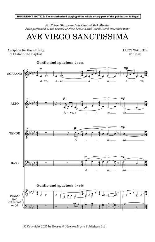 Ave virgo sanctissima - sample page 3