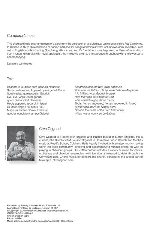 Resonent in laudibus - sample page 2