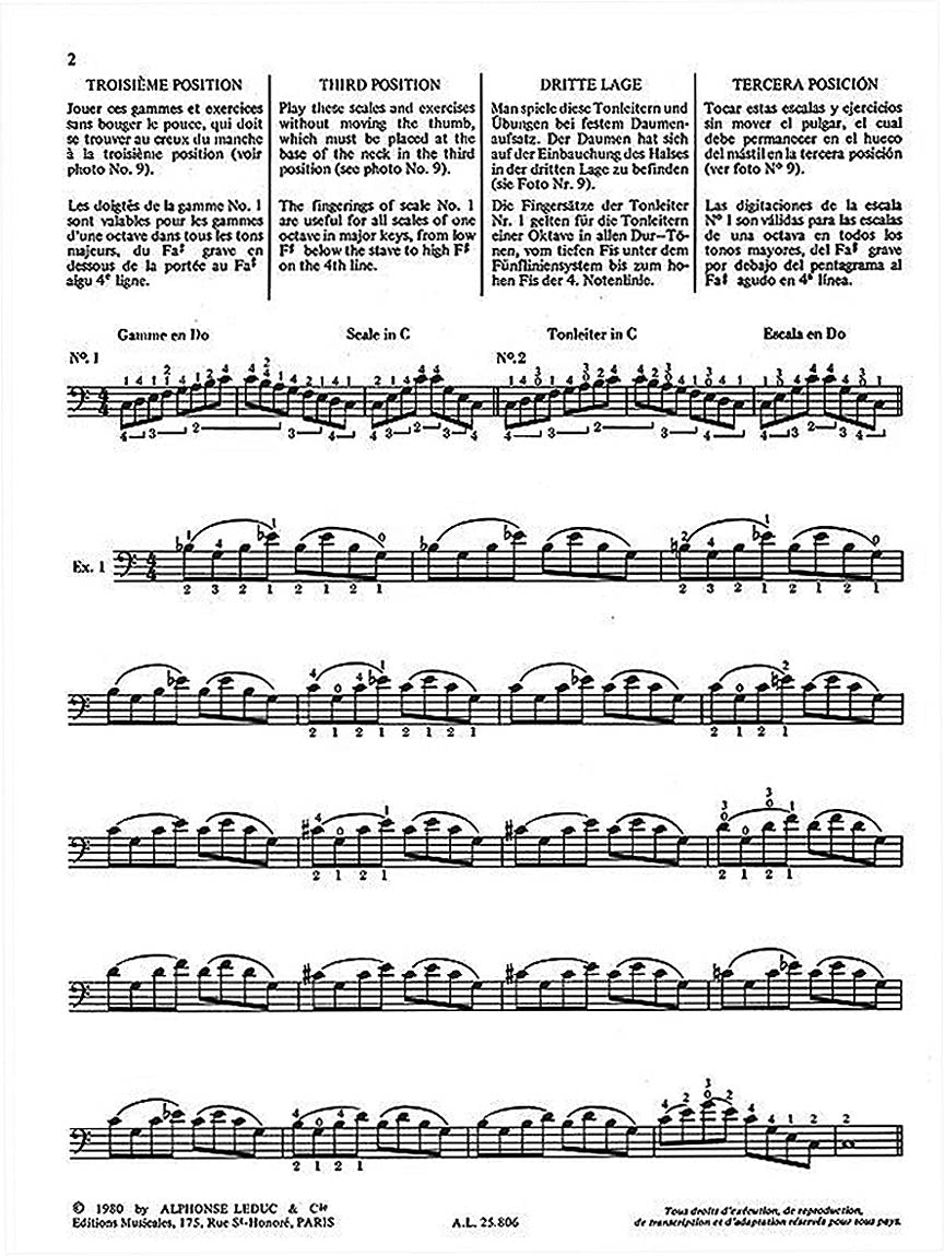 Nouvelle Technique de la Contrebasse – Volume 2 - sample page 2