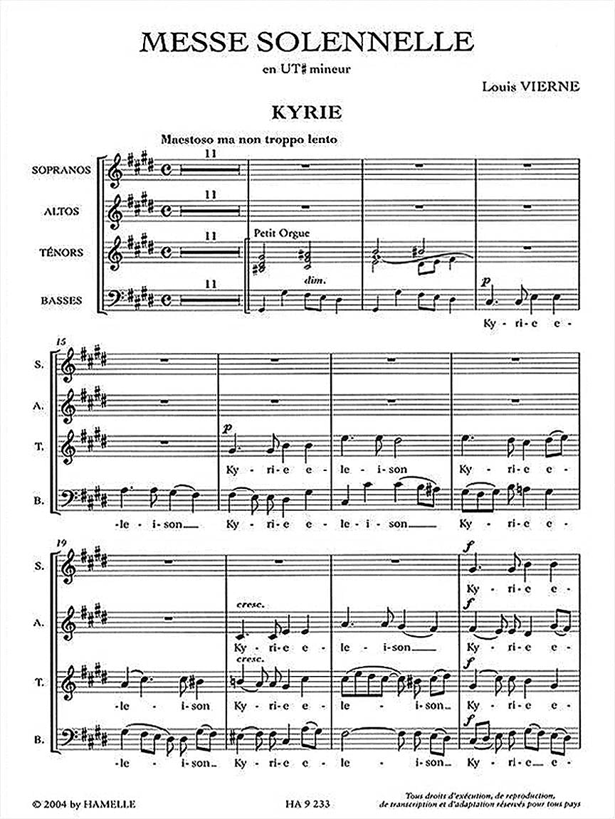 Messe Solennelle Ut Diese Min. Partie De Choeur Sans Accompagnement - sample page 2