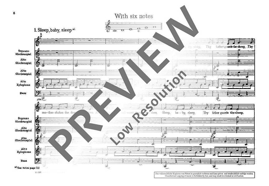 Music for Children - sample page 1