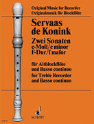 Product Cover for Sonatas 2 Alto Rec/bc