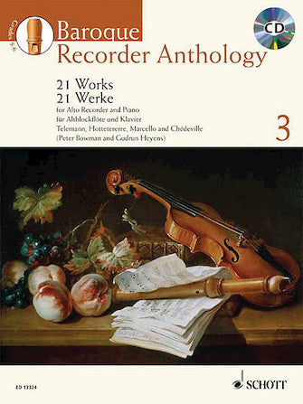Product Cover for Baroque Recorder Anthology, Volume 3