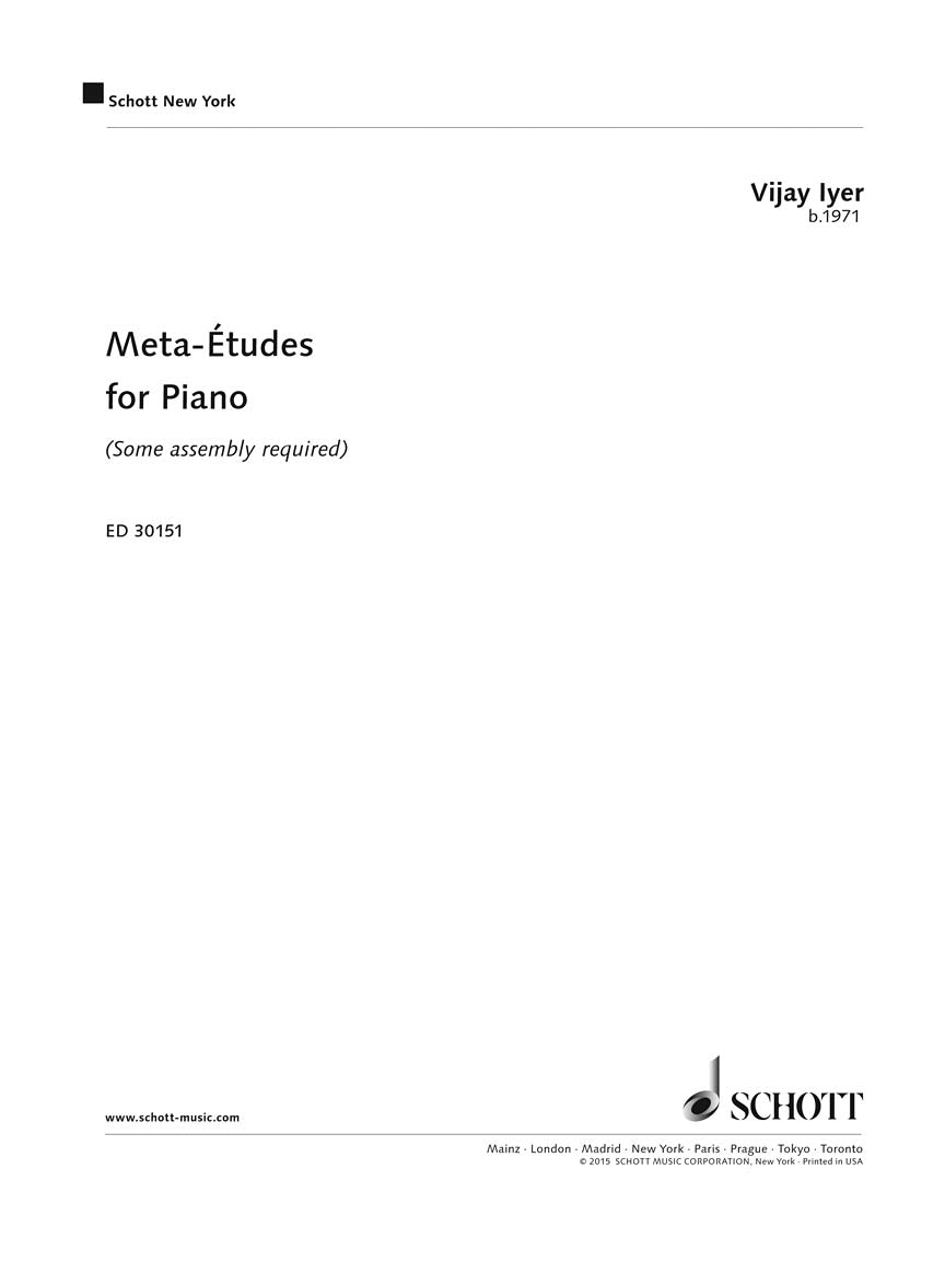 Meta-Etudes for Piano - sample page 1