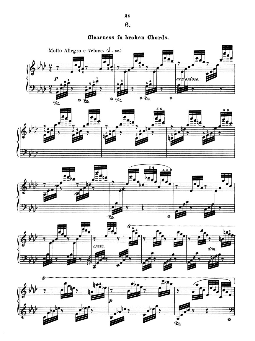 Art of Finger Dexterity, Op. 740 (Complete) - sample page 6