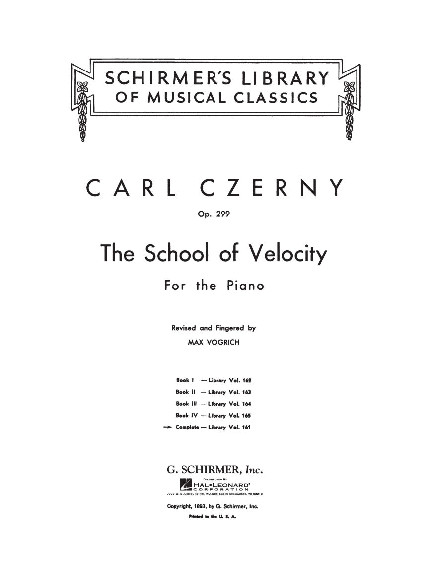 School of Velocity, Op. 299 (Complete) - sample page 2