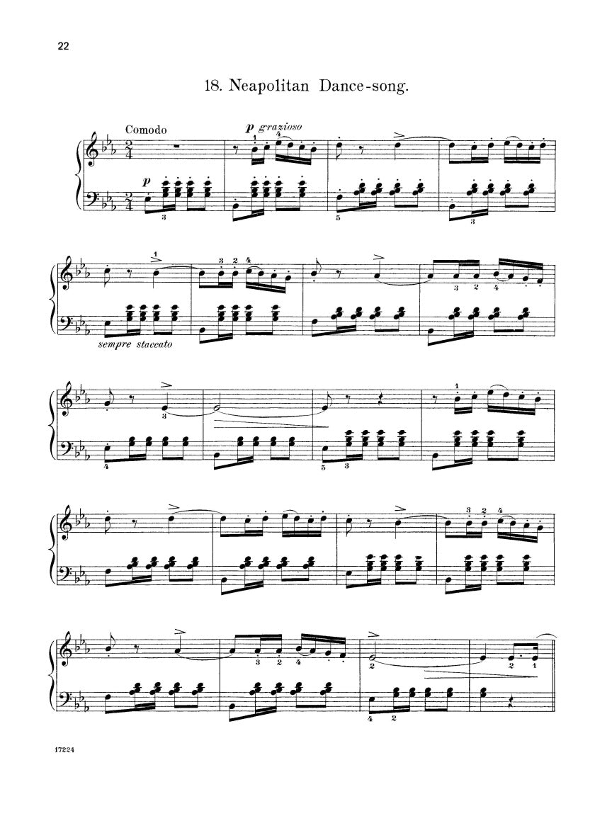 Album for the Young (24 Easy Pieces), Op. 39 - sample page 4