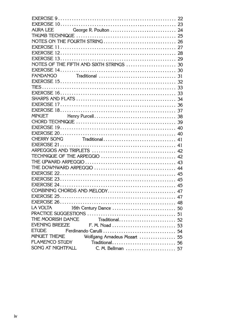 First Book for the Guitar – Part 1 - sample page 3