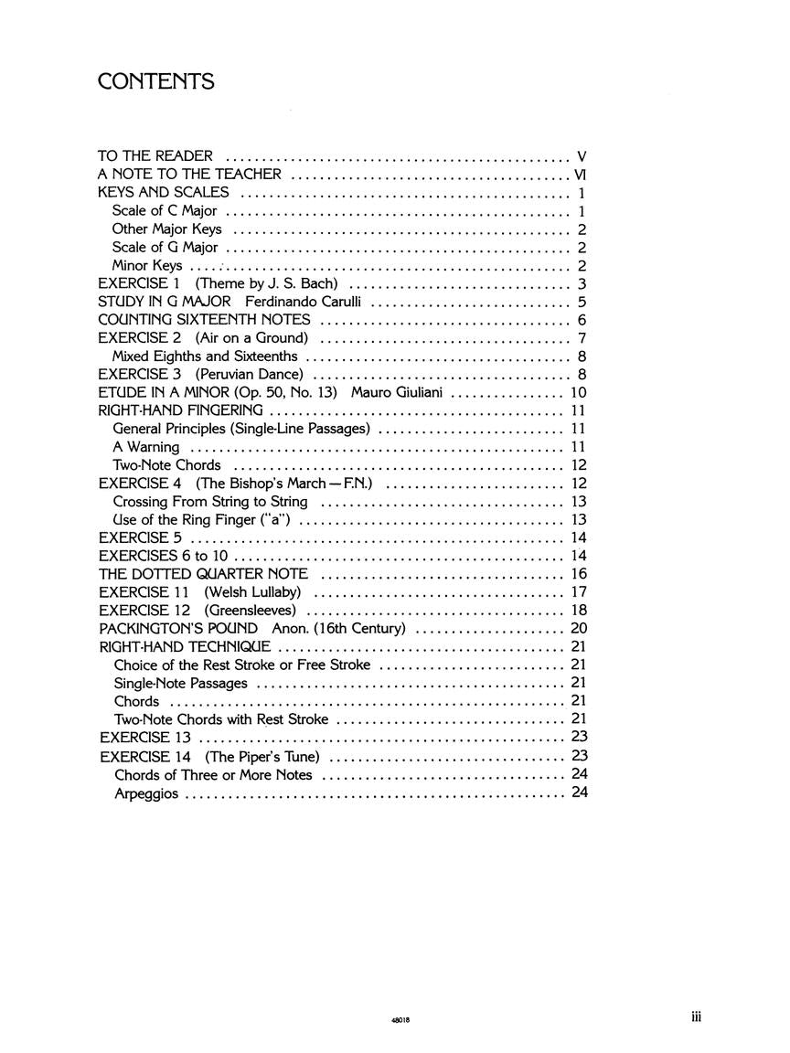 First Book for the Guitar – Part 2 - sample page 2