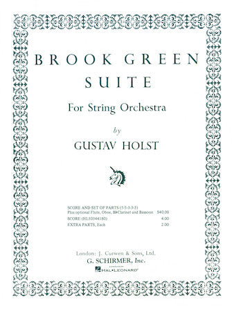 Product Cover for Brook Green Suite-Bass For String Orchestra