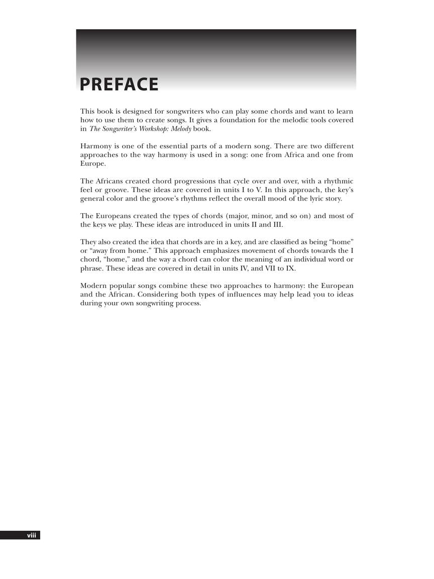 The Songwriter's Workshop: Harmony - sample page 2