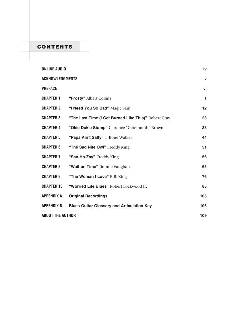 Berklee Blues Guitar Songbook - sample page 2