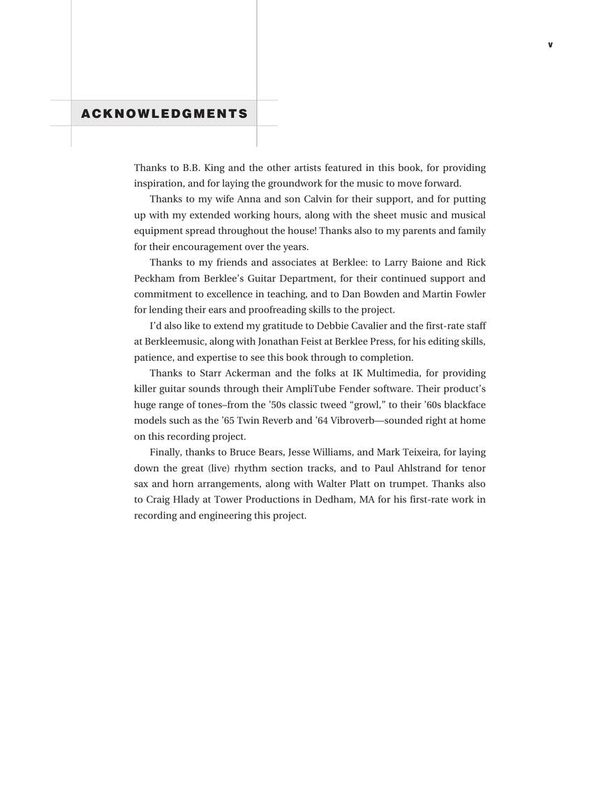 Berklee Blues Guitar Songbook - sample page 4