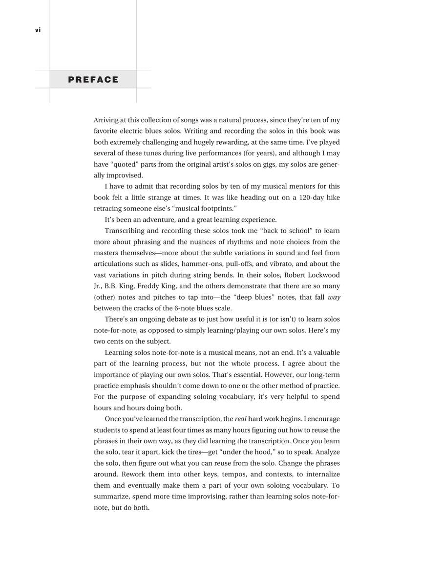 Berklee Blues Guitar Songbook - sample page 5