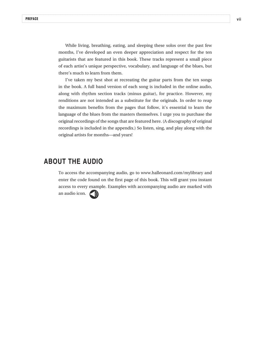 Berklee Blues Guitar Songbook - sample page 6