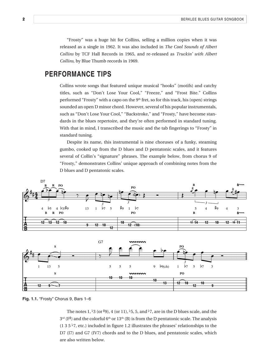 Berklee Blues Guitar Songbook - sample page 8