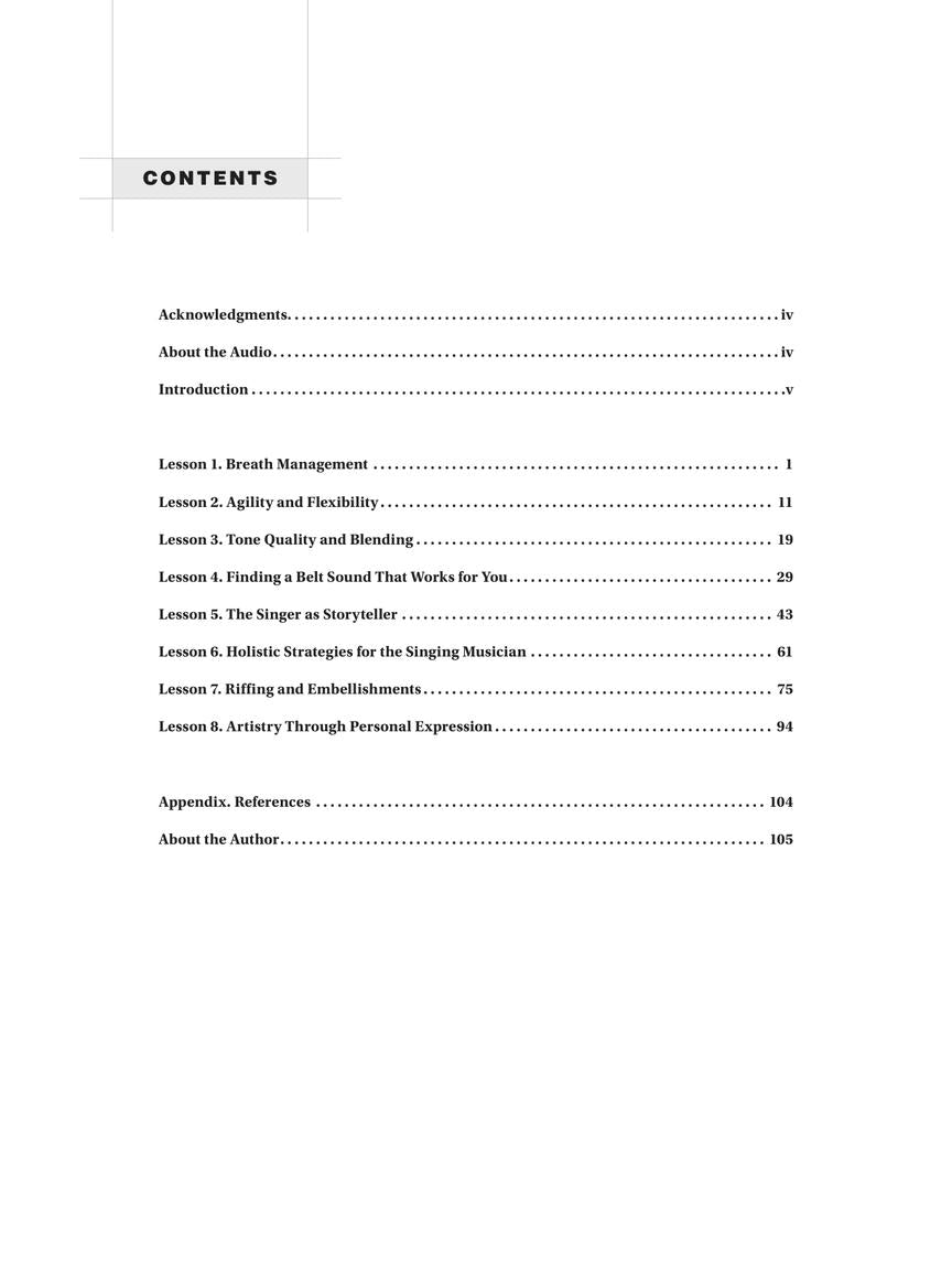 Vocal Studies for the Contemporary Singer - sample page 2