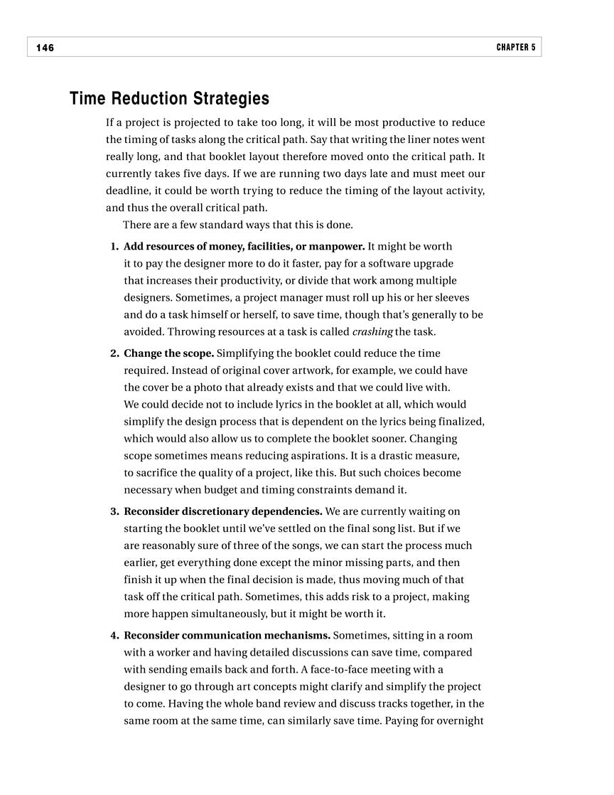Project Management for Musicians - sample page 5