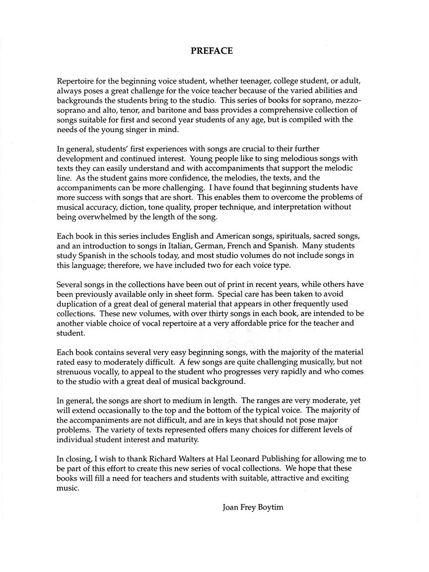 The First Book of Tenor Solos - sample page 2