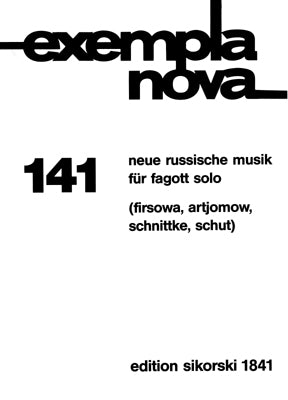 Product Cover for New Russian Music for Solo Bassoon