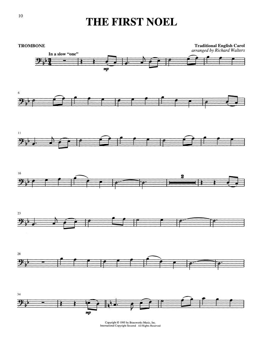 The Canadian Brass Christmas Solos – Trombone - sample page 5