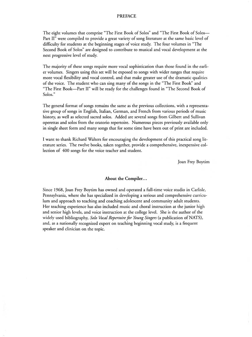 The Second Book of Mezzo-Soprano/Alto Solos - sample page 2