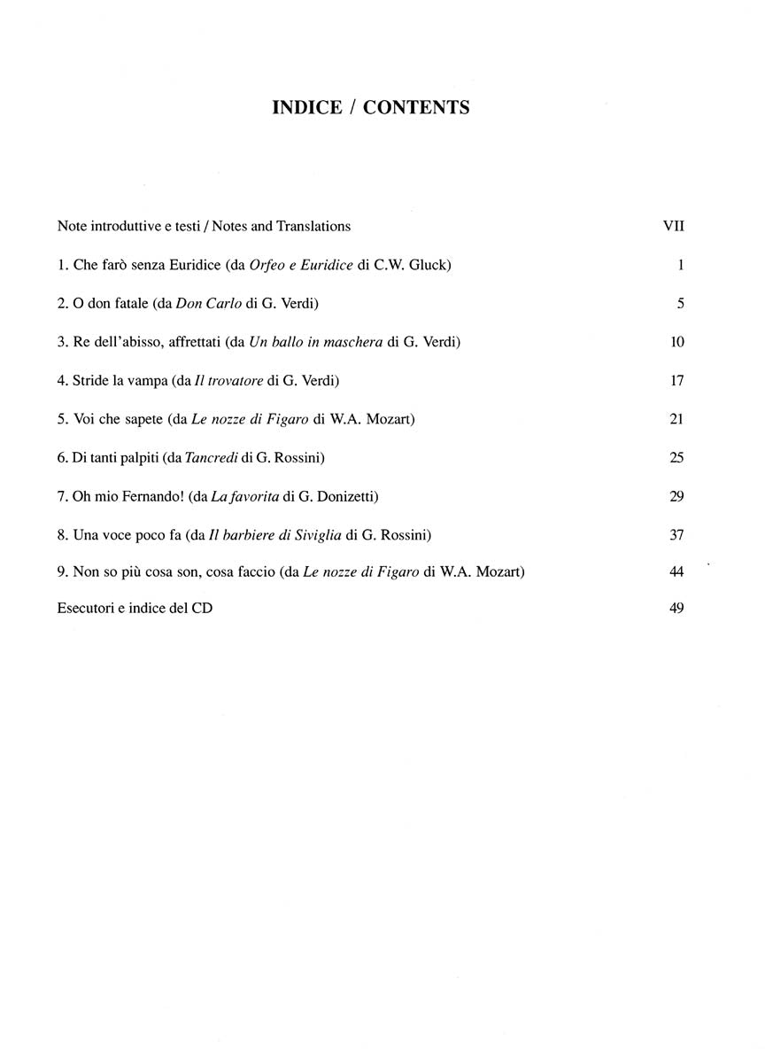 Cantolopera: Arias for Mezzo-Soprano - Volume 1 - sample page 2